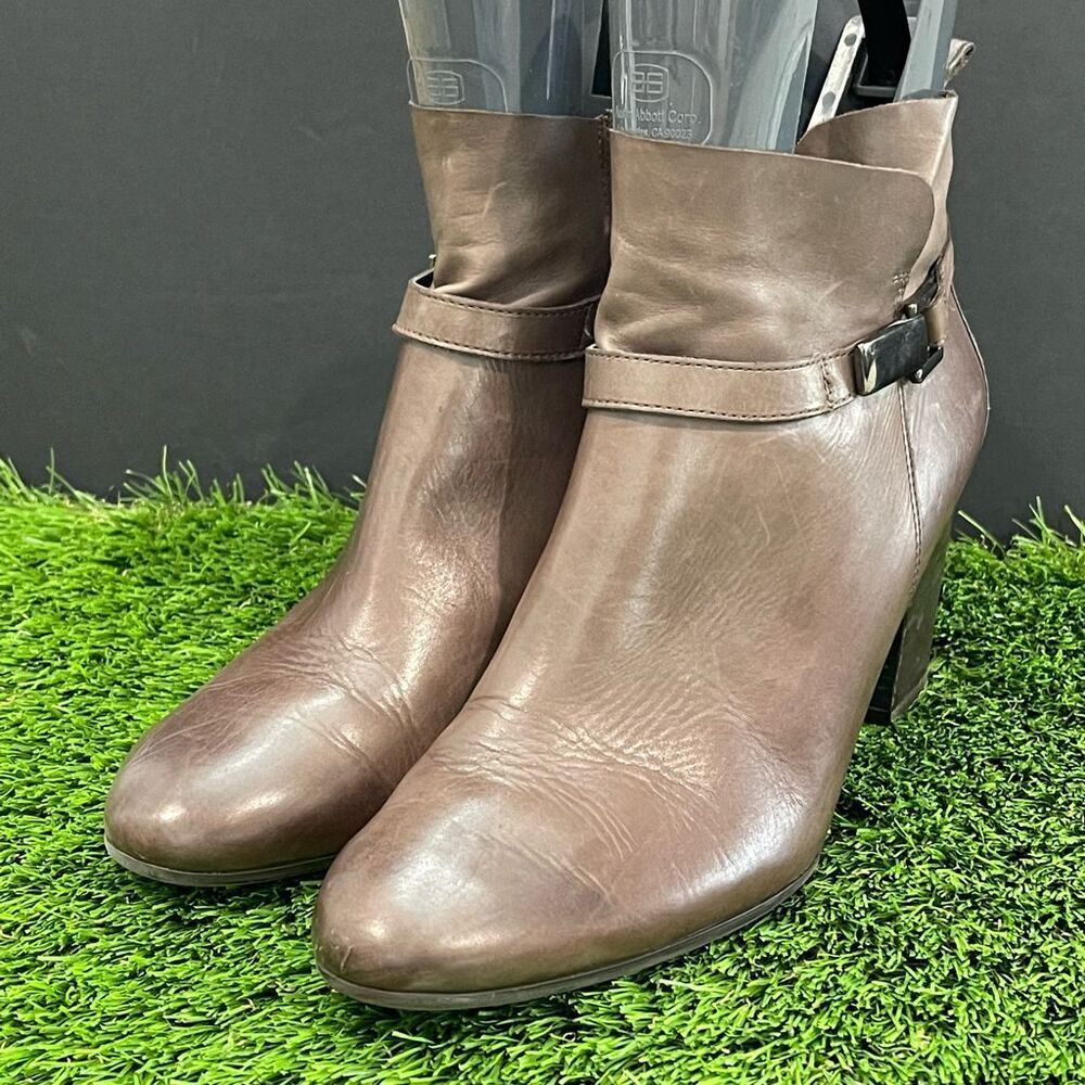 Paul Green KATHY Brown Leather Ankle Boots